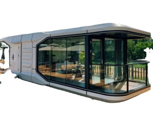 Hotel Pod Prueba de huracán Prefab Capsula Speed Dome Casa a mediados de siglo