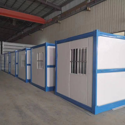 Conveniente 20 pies casa de contenedores plegable para oficinas móviles y almacenes plegables