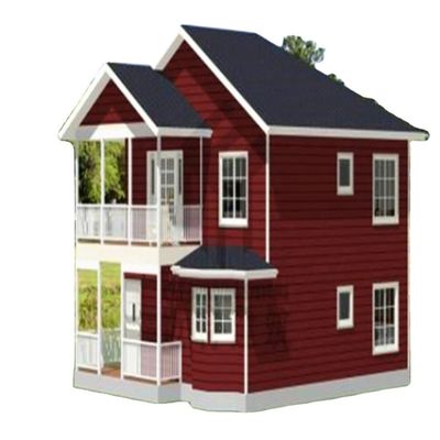 Estructura de acero ligero de acero de tablero de sandwich Casa prefabricada para villas modernas