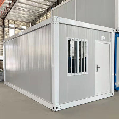 Casa de contenedores desmontable con panel de sandwich de marco de acero para una vida sostenible
