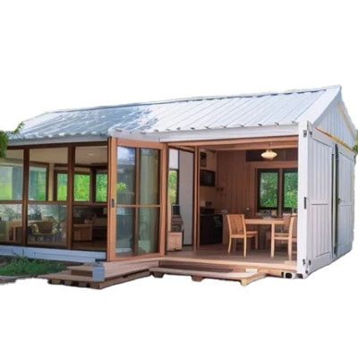 20 pies 40 pies Extensible Prefabricado Hoteles de familia con jardín de dormitorio Contenedor