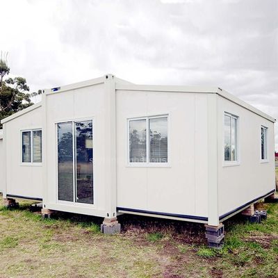 Panel de sándwich de instalación rápida portátil 20/40FT Casa de contenedores prefabricada para vivienda de lujo