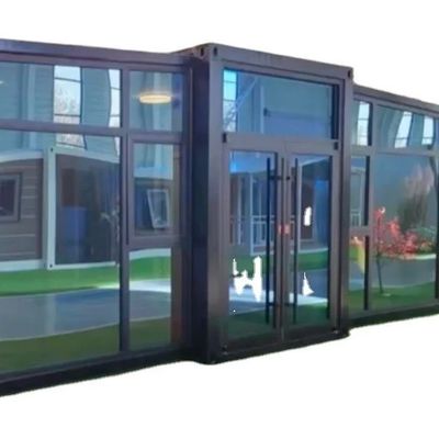 Casa de contenedores de lujo personalizada 30 años Vida útil Contenedor prefabricado expandible