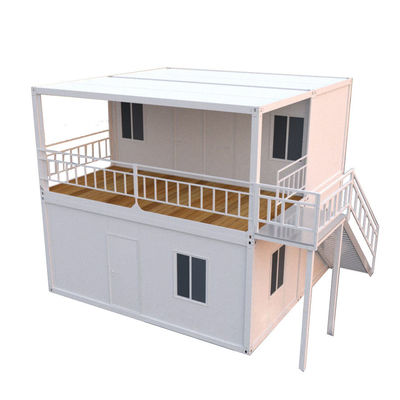 Casa de contenedores de lujo de acero galvanizado para vivienda residencial