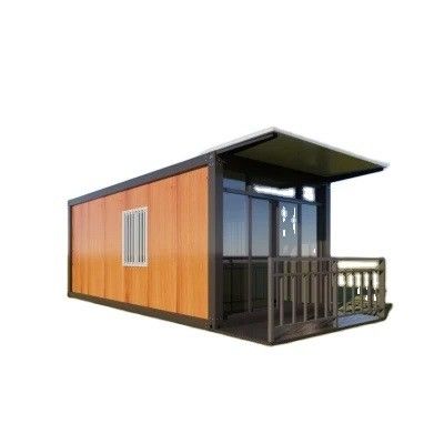 Casa de contenedores con panel de sandwich de construcción rápida estructura de acero fuerte