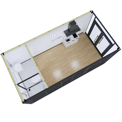 REACHTOP 2022 Casa de contenedores de embalaje plano con diseño desmontable y piso de cartón MgO de 18 mm