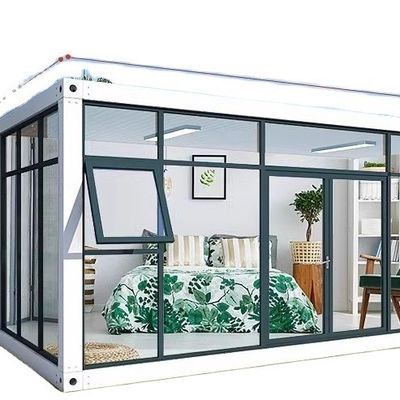 Casa de contenedores móvil de lujo para oficinas flexibles