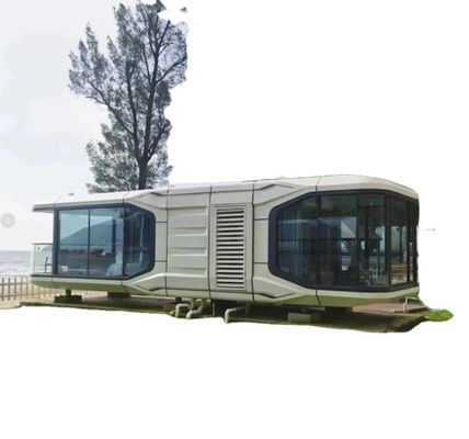 Moderno Sencillez Ventaja de conveniencia Luxo Capsula espacial Casa modular prefabricada