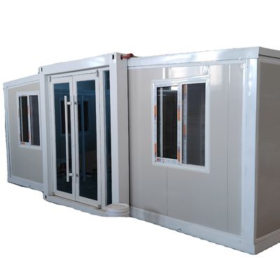 20 pies prefabricado portátil pequeña casa plegable con 3 dormitorios PVC ventana corredera