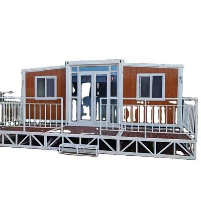 Contenedor plegable de 20 pies/40 pies Villa móvil de lujo de 3 dormitorios Casa prefabricada pequeña