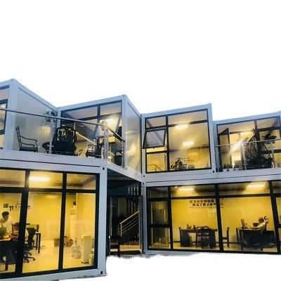 Cuarto móvil sencillo Cuartos solares al aire libre Contenedor de embalaje plano Directamente de los fabricantes