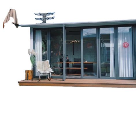 20 pies portátil Flat Pack Container Container Casa para el estilo contemporáneo