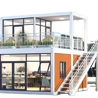 Casa de contenedores moderna, portátil y desmontable para celebridades de Internet de lujo.
