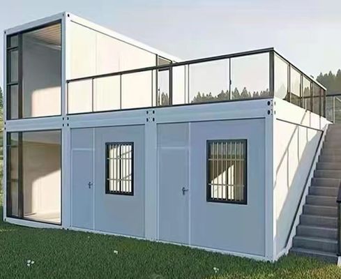 REACHTOP Casa de contenedores de paquetes planos La solución de vivienda portátil definitiva para el comercio