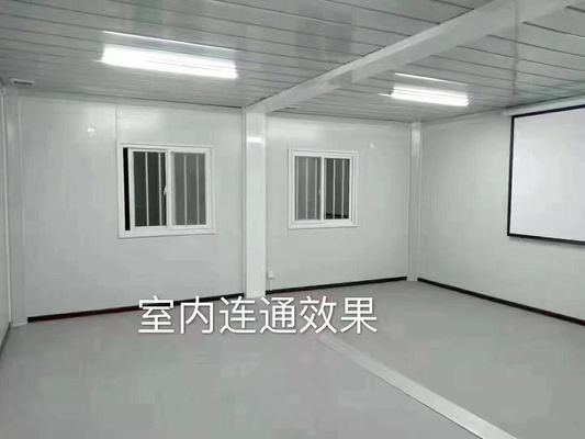 Casa de contenedores desmontable de acero y paneles de sándwich de WeiFang