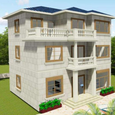 Casas de acero prefabricadas 100 M.2 Edificio Almacén para carport y oficinas