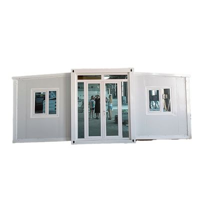 Hotel Container Home Casa expandible de 20 pies con estructura de marco de acero galvanizado Queda