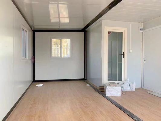 Hotel Container Home Casa expandible de 20 pies con estructura de marco de acero galvanizado Queda