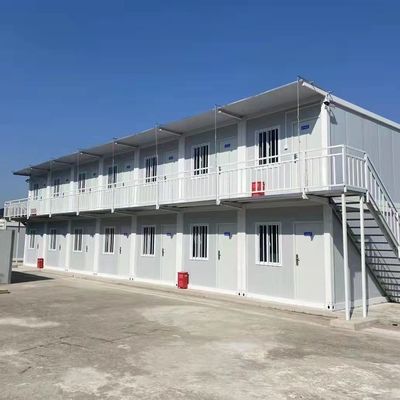 Casa de contenedores de paquetes de grasa ensamblada Solución de vida moderna y cómoda