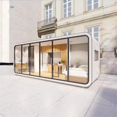 Casa de contenedores de vivienda móvil prefabricada Casa pequeña para dormir