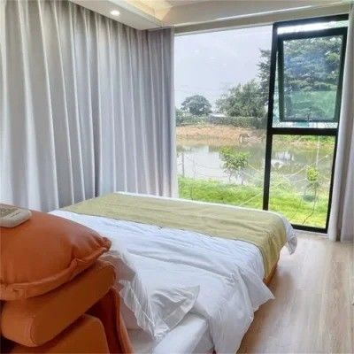Casa Prefabricada Capsula Espacial Cama Cabina Hotel Baño de dormir Lujo al aire libre