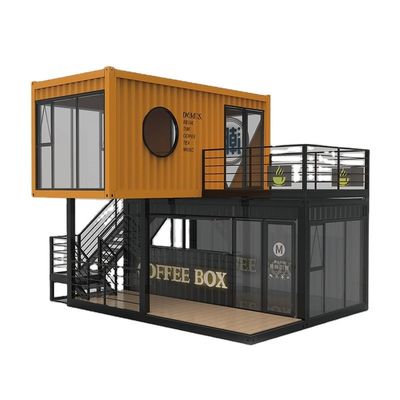 Casa de contenedores modular de acero ligero de 20 pies / 40 pies para edificios prefabricados