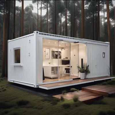Casa de contenedores modular de acero ligero de 20 pies / 40 pies para edificios prefabricados