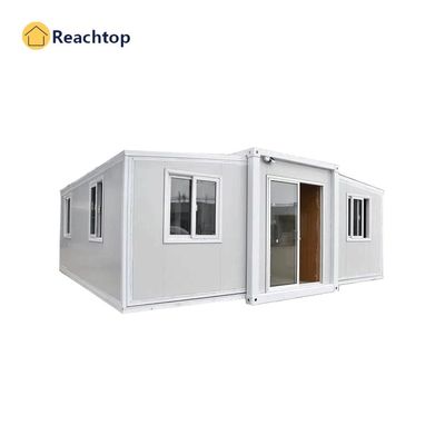 Cuadro de acero galvanizado portable plegable Casa de contenedores de envío para estilo de vida móvil