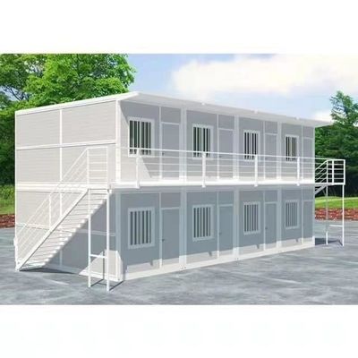 Cuadro de acero galvanizado portable plegable Casa de contenedores de envío para estilo de vida móvil