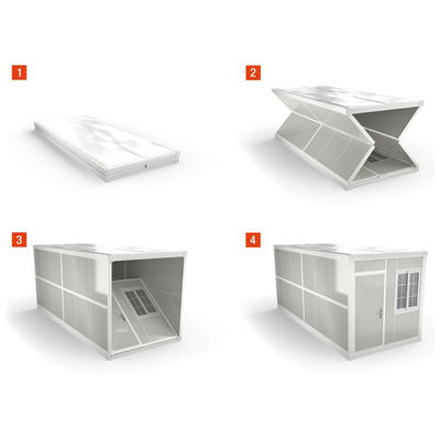 Casas de contenedores fáciles de instalar con accesorios de luz ofrecidos por proveedores reconocidos