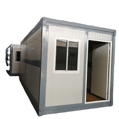 Casa de contenedores plegable de oficina prefabricada de 20 pies con ventana corredera de PVC