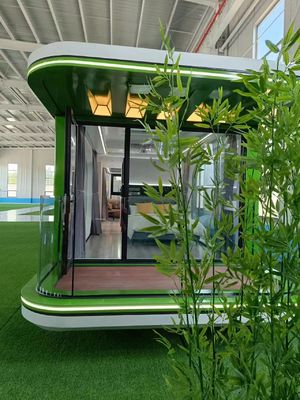 Cuadro de acero ligero galvanizado Casa de cápsula espacial modular moderna