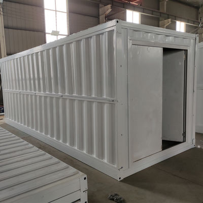 Casa de contenedores plegable de oficina prefabricada de 20 pies con ventana corredera de PVC