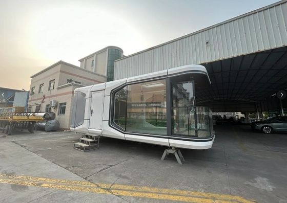 Casa de la cápsula espacial de acero Más recientes cápsulas de dormir modernas Hotel cápsula