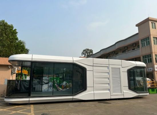 Casa de la cápsula espacial de acero Más recientes cápsulas de dormir modernas Hotel cápsula