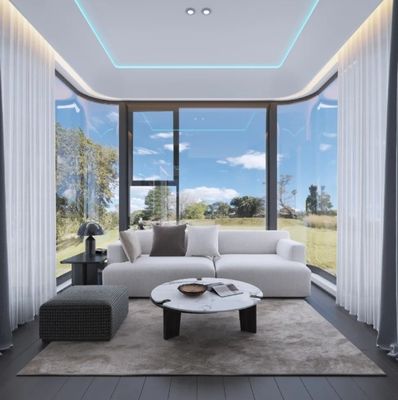 Casa de la cápsula espacial de acero Más recientes cápsulas de dormir modernas Hotel cápsula