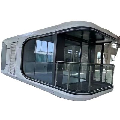 Hotel Pod Prueba de huracán Prefab Capsula Speed Dome Casa a mediados de siglo