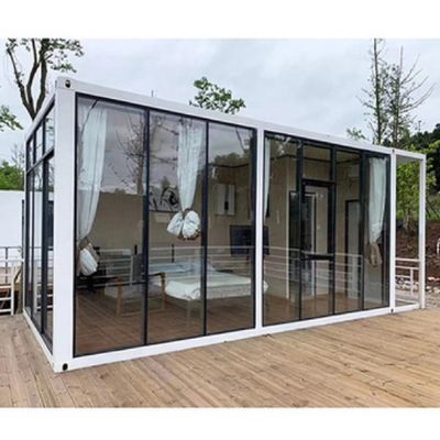 Casa de contenedores de transporte móvil de diseño moderno para vivienda portátil y plegable