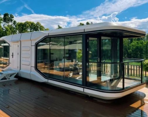 Casa de camping de estilo cápsula espacial moderna para alojamiento en hoteles