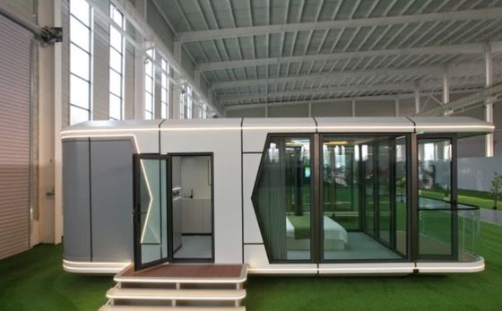 Casa de camping de estilo cápsula espacial moderna para alojamiento en hoteles