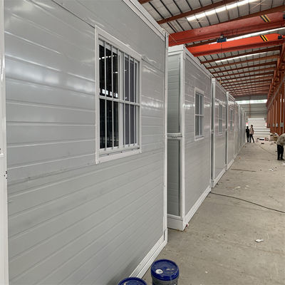 Contenedor plegable Casa de suministros hogar 20ft oficina PVC ventana corredera para necesidades de alojamiento en el hotel