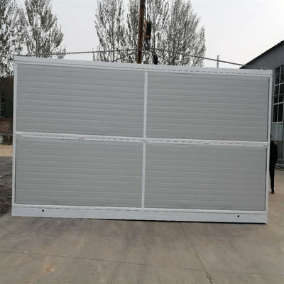 Casas de contenedores plegables prefabricadas con marco de acero galvanizado