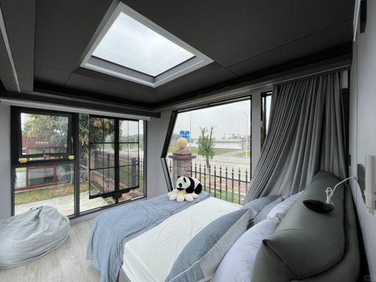 Luxury Prefabricated Modular Home Space Capsule para una casa de contenedores personalizada