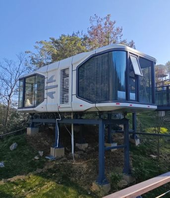 Luxury Prefabricated Modular Home Space Capsule para una casa de contenedores personalizada