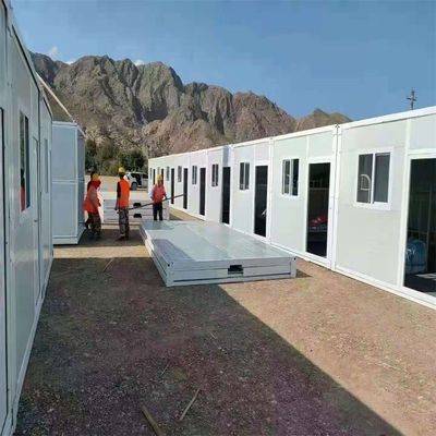 Casa de contenedores plegables de lujo de diseño moderno con ventana corredera de PVC para 2022