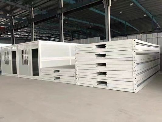 Panel de sandwich de acero Contenedor de casa móvil para fácil instalación y transporte