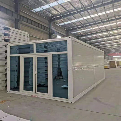 Casa de contenedores plegable de diseño moderno con marco de acero galvanizado para decoración de vivienda