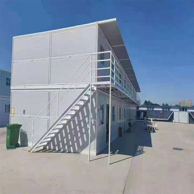 Casa de contenedores plegable de diseño moderno con marco de acero galvanizado para decoración de vivienda