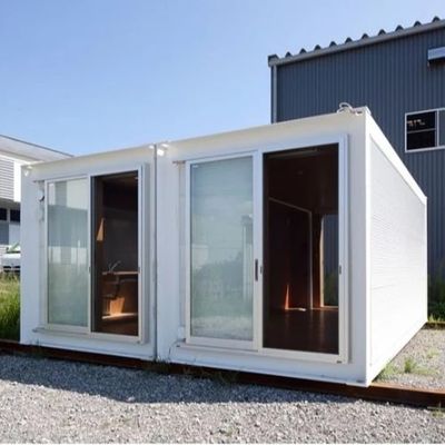 Casas de contenedores de envío plegables portátiles Modulares modernas para vivienda móvil