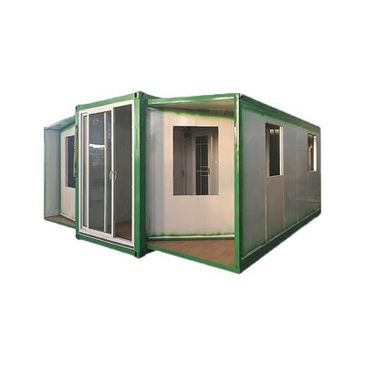 Cuadro de acero galvanizado Casa de contenedores plegables móviles modernos con baño